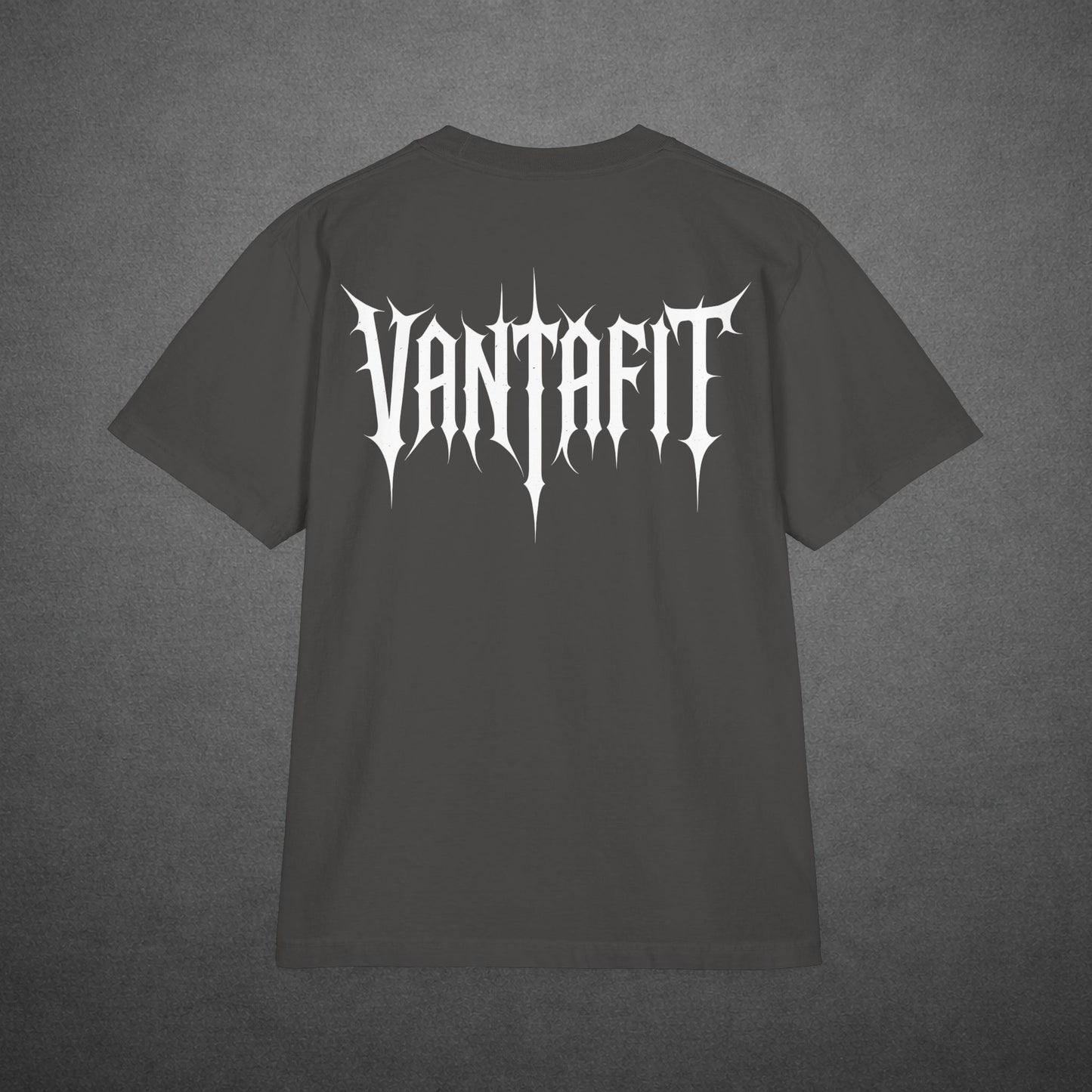 VANTAFIT Gothic Shadow Logo Oversized Tee