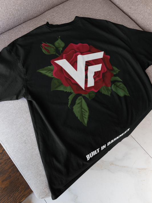 VANTAFIT Rose Oversized Heavy Weight Tee