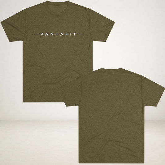 -VANTAFIT- Logo Fitted Tee
