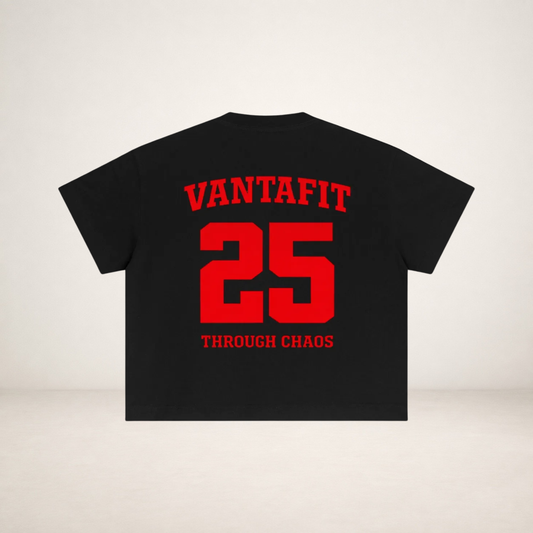 VANTAFIT 25 Essential Cropped Boxy Tee