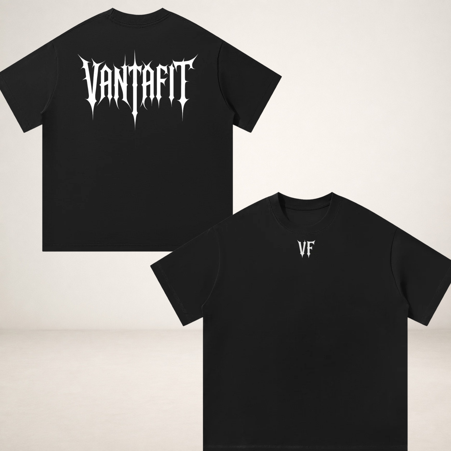 Oversized Gothic VANTAFIT Logo