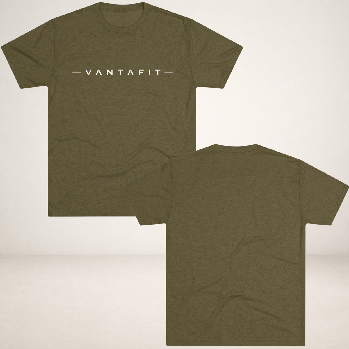 -VANTAFIT- Logo Fitted Tee