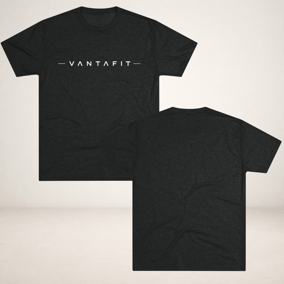 -VANTAFIT- Logo Fitted Tee