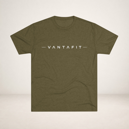 -VANTAFIT- Logo Fitted Tee