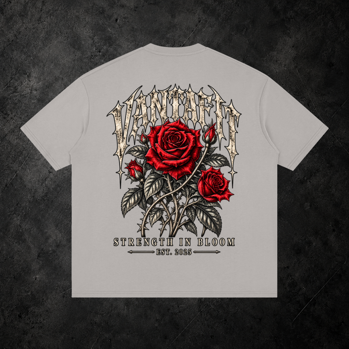 VANTAFIT Strength in Bloom Oversized Tee