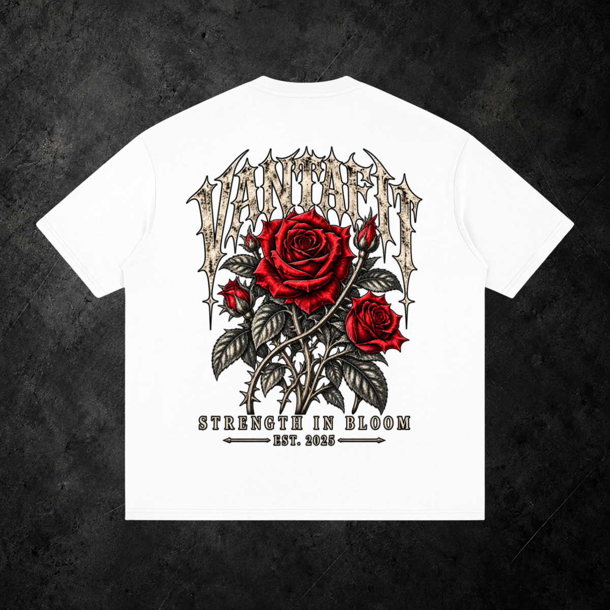 VANTAFIT Strength in Bloom Oversized Tee
