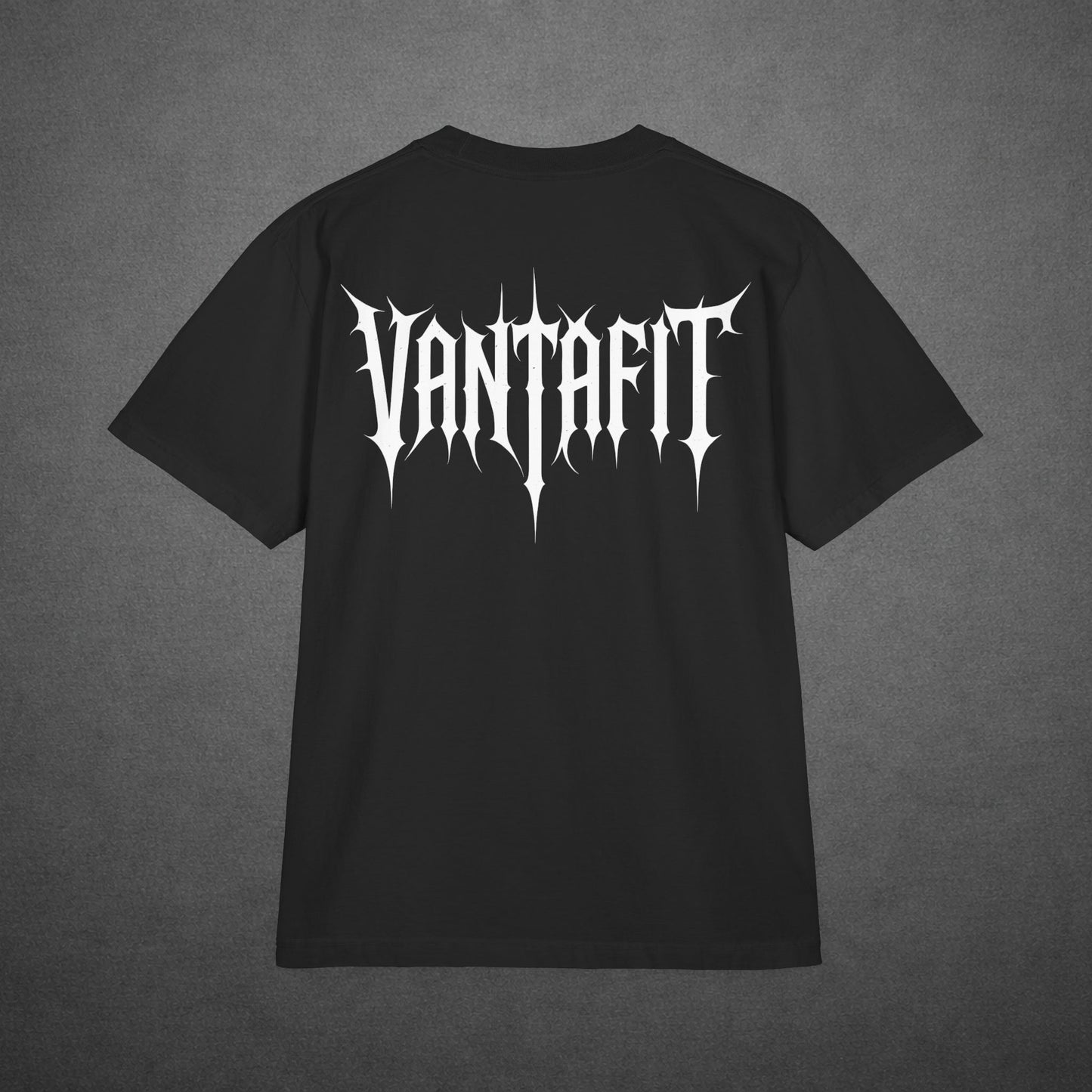 VANTAFIT Gothic Shadow Logo Oversized Tee