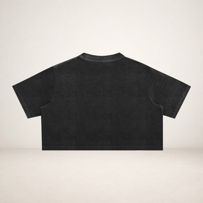 VANTAFIT Snow Wash Crop Tee