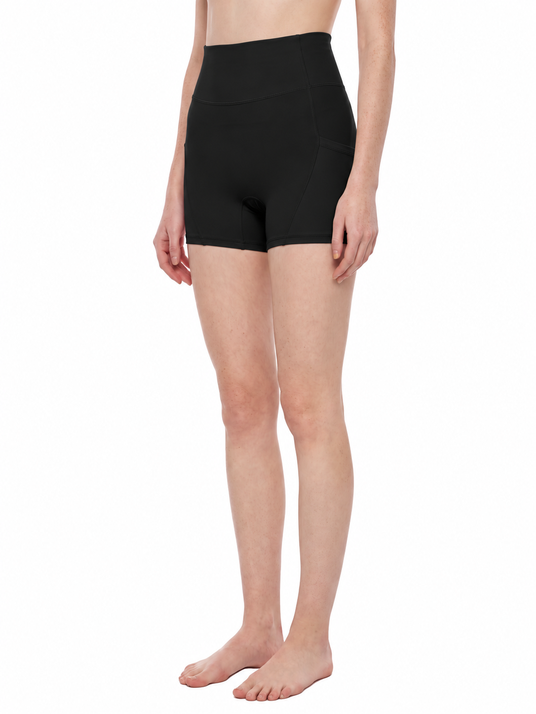 VANTAFIT High Rise Pocket Yoga Shorts