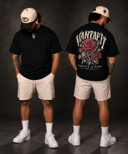 VANTAFIT Strength in Bloom Oversized Tee